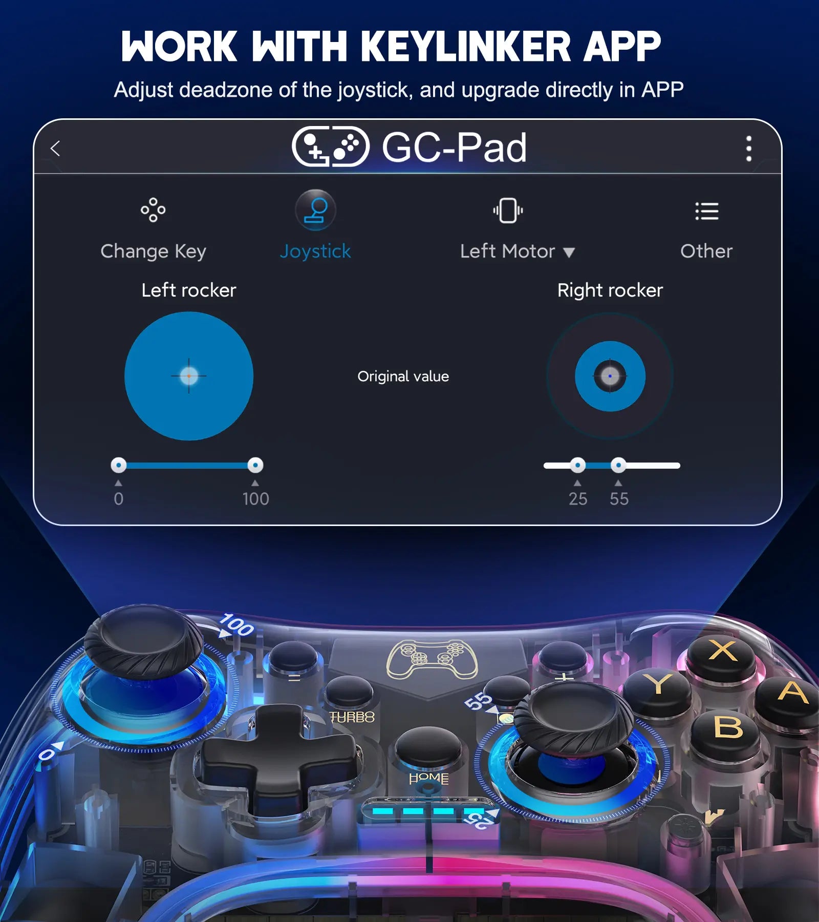 Wireless Switch Pro Controllers with RGB Light